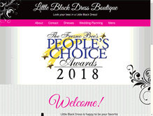 Tablet Screenshot of littleblackdressprom.com